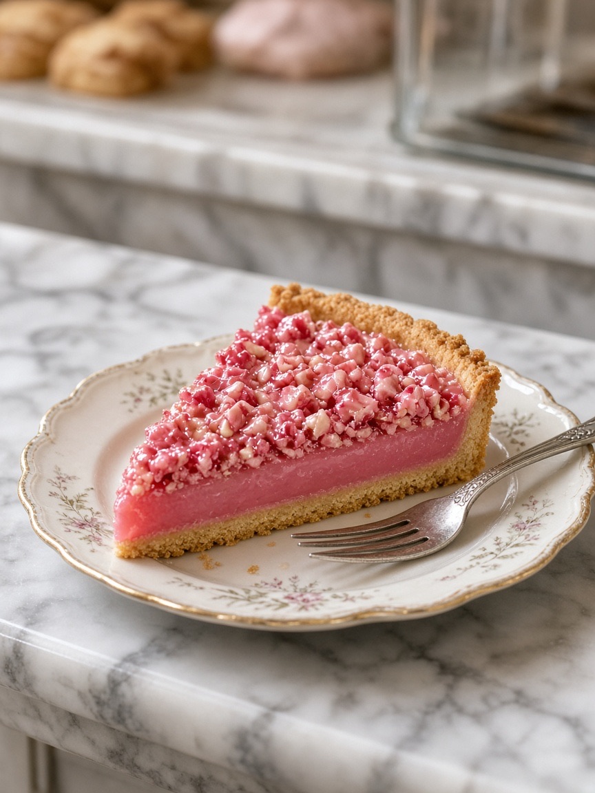 Food, praline tart, slice